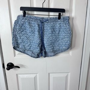 Level 99 Blue Print Shorts